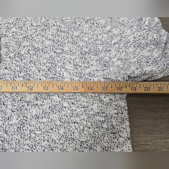 L.L. Bean Open Front Cardigan 100% Cotton Grey Warm Cozy Comfy Womens Sz Large - Picture 6 of 10